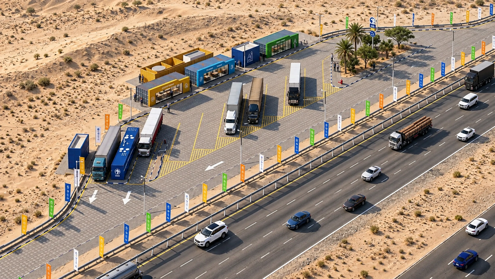 ADNOC Truck Laybys — 4 Sites
